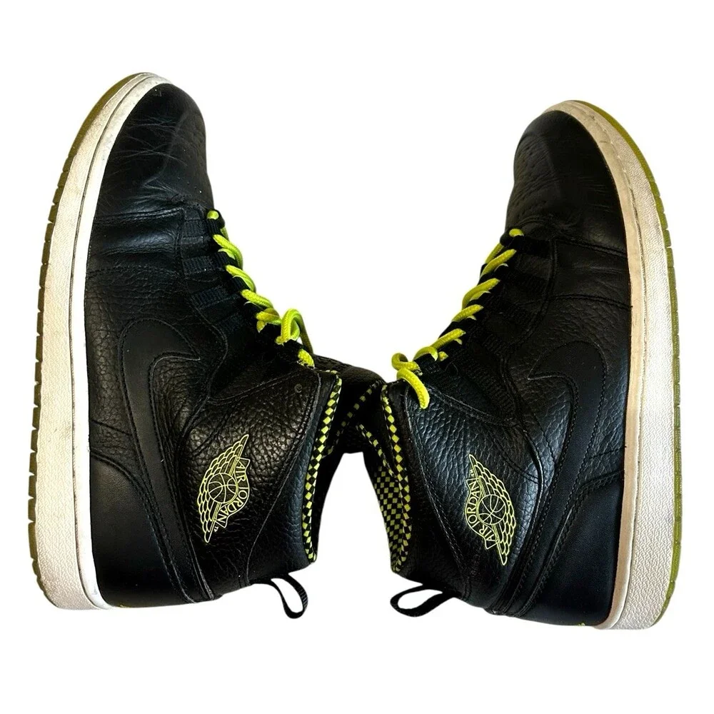 Jordan Air Jordan 1 Retro 94 Black Venom Green 631788-030 Mens Sneaker Sz 11